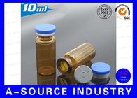 10ml Amber Minyatür Cam Flakon Tıbbi Cam Flakon Ve Tıpalar