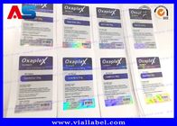 Anavar Oxandrolone 50 Tablet Hap Etiketi Hologram Baskı Suya Dayanıklı İlaç Kullanımı